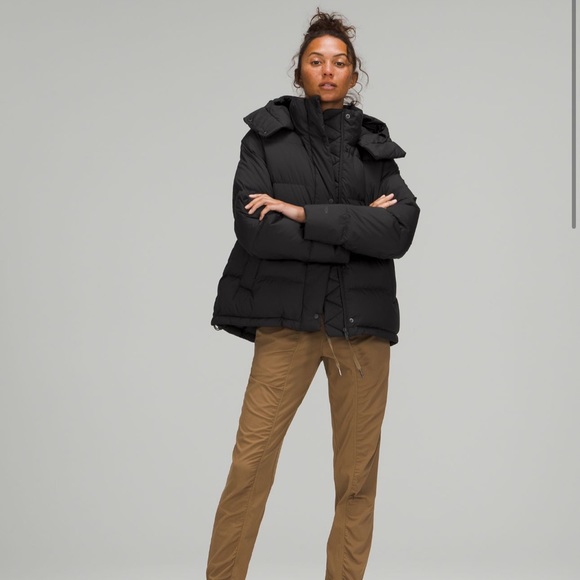 Lululemon Wunder Puff jacket black size 10 - Picture 1 of 7